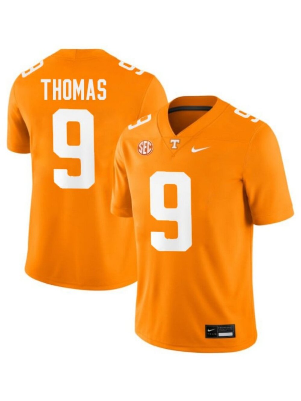 Kids Youths Star Thomas Orange Stitched Jersey Vapor